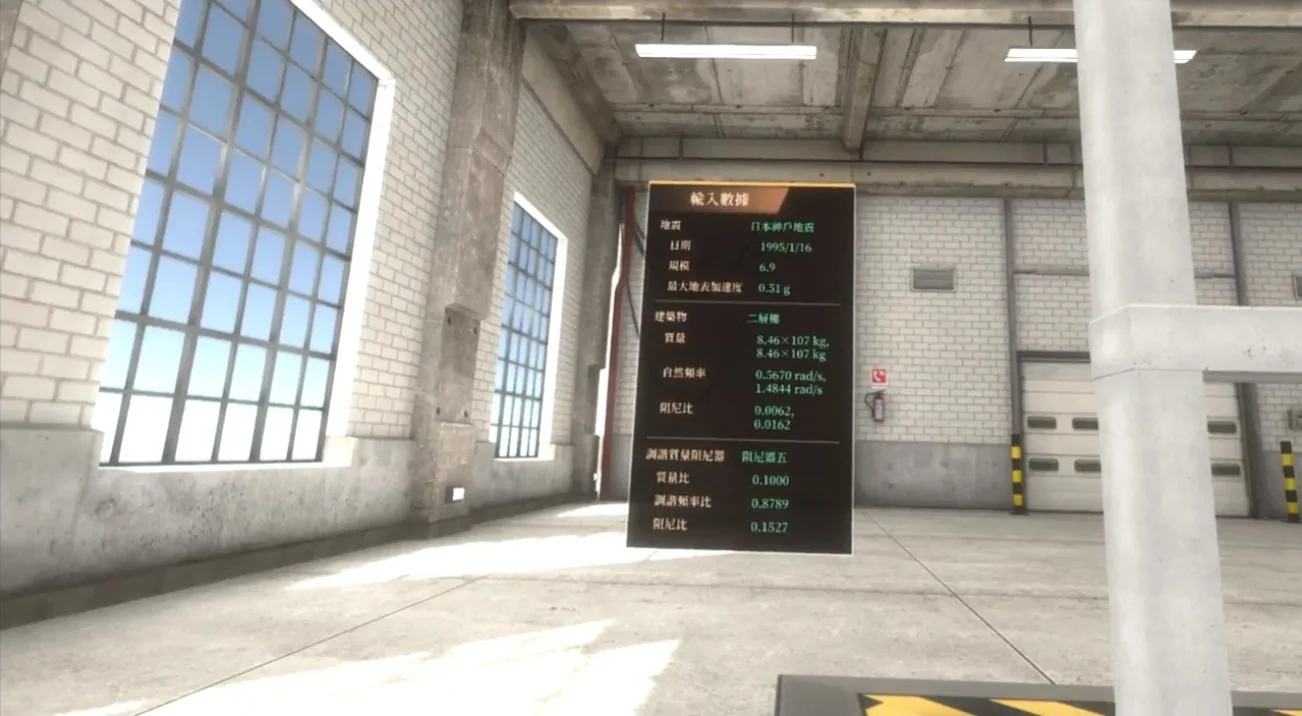 Pre-test data view