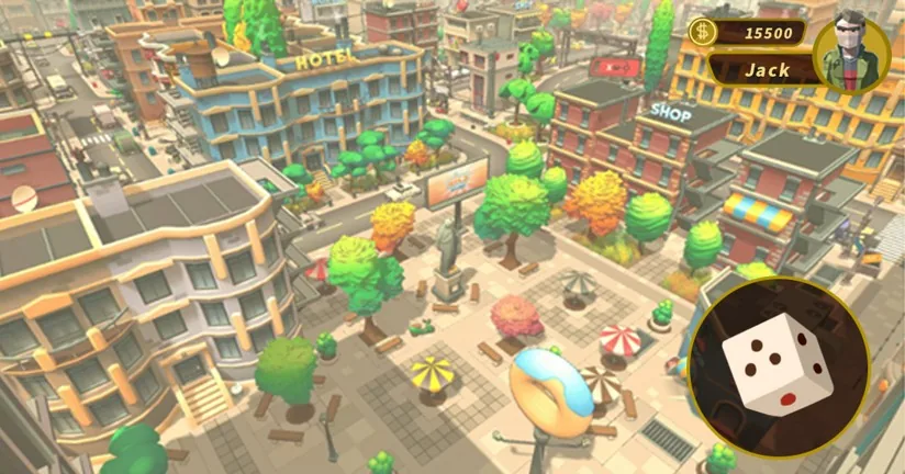 Monopoly educational game scene 1