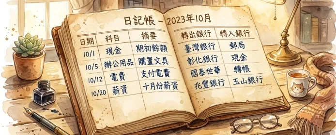 Journal bookkeeping records