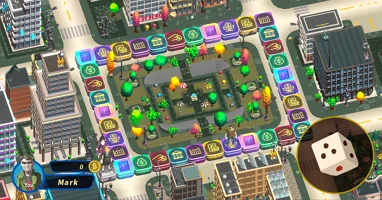Monopoly-inspired educational game