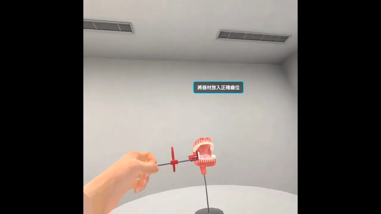Dental X-ray VR simulation training