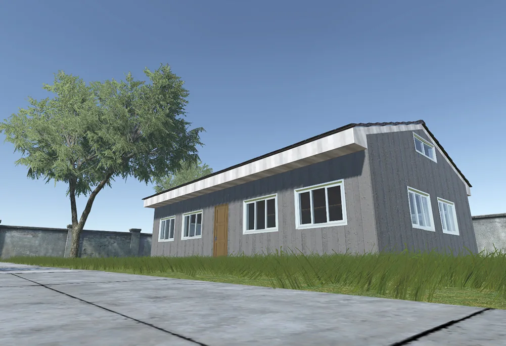 Wind force VR simulation